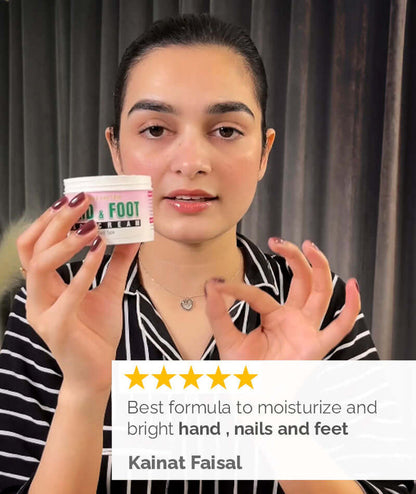 Hand & Foot  Whitening Cream – Deep Moisture & Repair