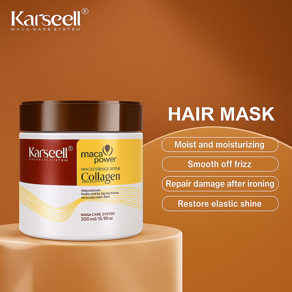 Karseell Collagen Hair Treatment Mask For Dry Damaged & All Hair Types - 500ml