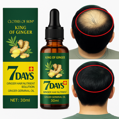7 Days Ginger Hair Serum – 30ml | Rapid Natural Growth